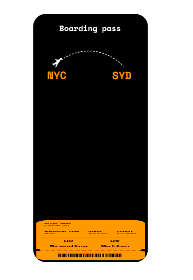 Boarding Pass